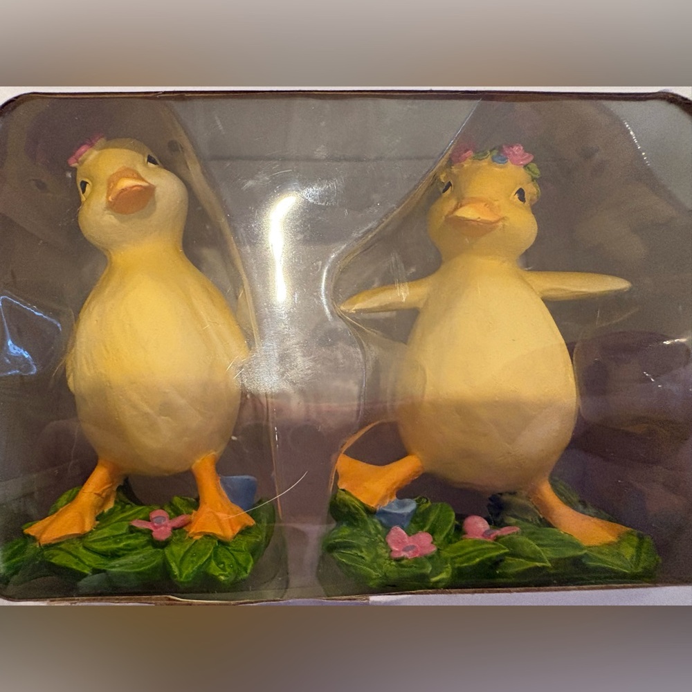 Yellow Duck Figurines for Bird Lovers